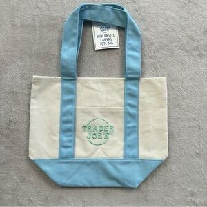Trader Joes Pastel Mini Tote 2025 Limited Edition